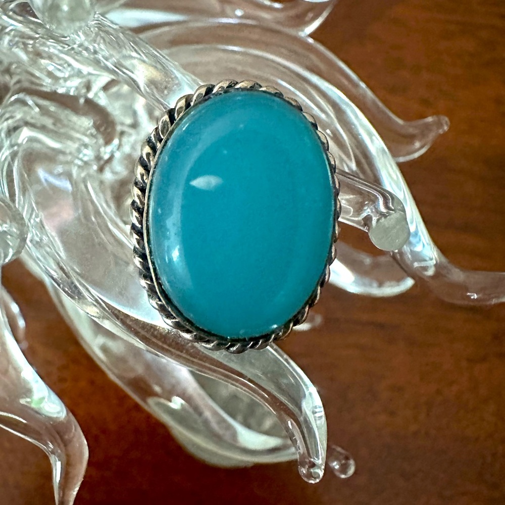 Handmade Chalcedony Sterling Ring